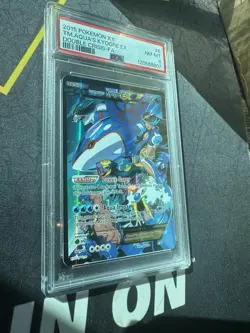 Pokemon TCG Team Aqua's Kyogre EX 6/34 Double Crisis Ultra Rare Holo💎PSA 8💎 - Image 2