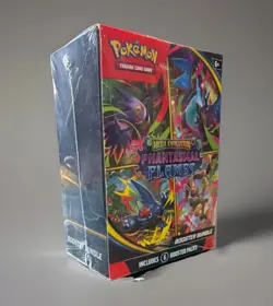 Pokemon TCG Mega Evolution Phantasmal Flames Booster Bundle Box (6 Packs)-Sealed - Image 1