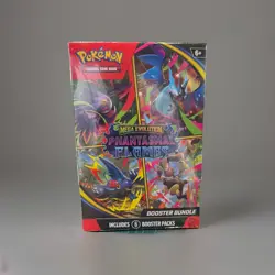 Pokemon TCG Mega Evolution Phantasmal Flames Booster Bundle Box (6 Packs)-Sealed - Image 2