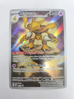 Alakazam 2025 Pokemon Mega Evolution Promo #009 Black Star Promo Holo - Image 1