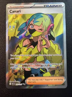 Canari 257/217 Full Art Trainer Pokemon TCG Ascended Heroes English PACK FRESH - Image 1