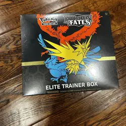 Pokemon TCG Hidden Fates Elite Trainer Box ETB Sealed 820650804731 - Image 2