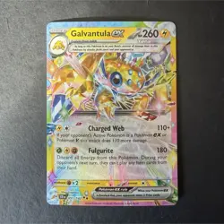 Pokemon Galvantula ex 051/142 SV08: Stellar Crown Double Rare Holo 260HP - Image 1