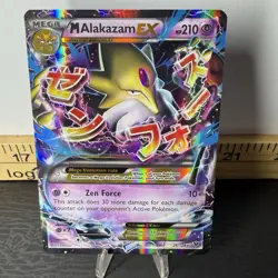 M Alakazam EX Mega Holo 26/124 Pokemon TCG XY Fates Collide 2016 NM - Image 1