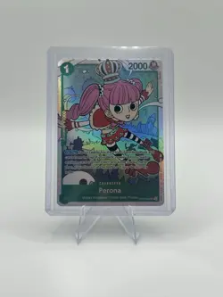 One Piece CCG Perona Op12-034 Super Rare legacy Of The Master - Image 1