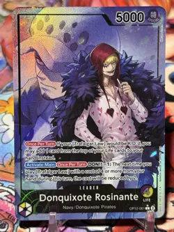 DONQUIXOTE ROSINANTE - One Piece OP12-061 - AAL Alt Art Leader - Legacy - Image 1