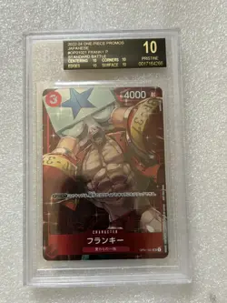 One Piece Franky Promo #OP01-021 Standard Battle BGS10 Black Label - Image 1