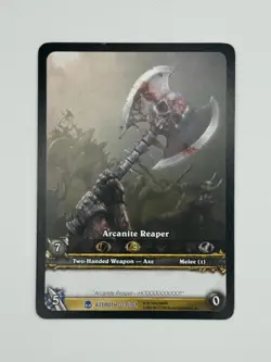 World of Warcraft TCG Azeroth 313/361 Extended Art Arcanite Reaper - Image 1