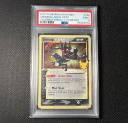 Pokemon Greninja Gold Star SWSH144 Celebrations Promo Card PSA 9 Mint - Image 2