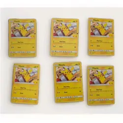 Pokemon TCG Pikachu 25/25 Regular 25th Anniversary McDonald’s Lot Of 5 Cards - Image 1