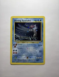 Pokemon TCG Shining Gyarados Holo Neo Revelation Card 65/64 - Image 1