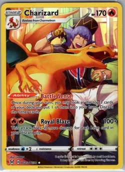 Charizard TG03/TG30 SWSH11: Lost Origin Trainer Gallery - Pokemon Card - NM - Image 1