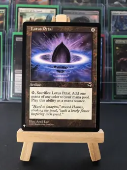 1 x MTG Card - Lotus Petal - Mystery Booster - English - Near Mint - Artifact - Image 1