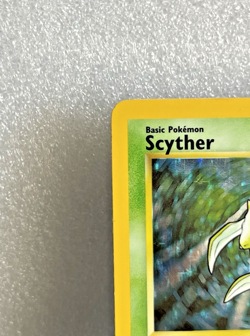 Scyther 10/64 Holo Jungle Pokemon Card LP+ Vintage 1999 WOTC Holographic - Image 5