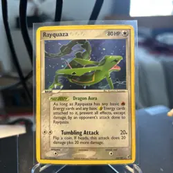 Rayquaza 22/107 EX Deoxys set 2005 Pokemon holo rare card HP - Image 1