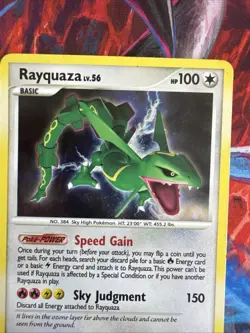 Pokemon TCG Rayquaza Legends Awakened Holo Card 14/146 Rare Mp - Image 2