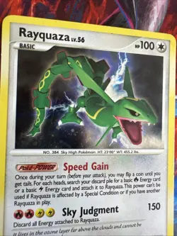 Pokemon TCG Rayquaza Legends Awakened Holo Card 14/146 Rare Mp - Image 3