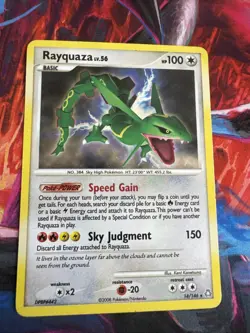 Pokemon TCG Rayquaza Legends Awakened Holo Card 14/146 Rare Mp - Image 4