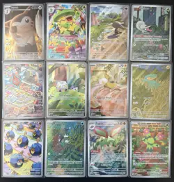 Pokemon TCG Illustration Rare Lot Of 12 Cards SV, Mega, And PFL - Image 1
