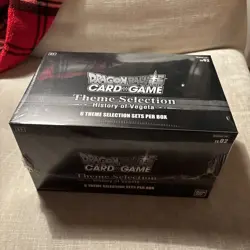 Dragon Ball Super Game Card Theme Selection History Of Vegeta Sealed Box 6x Pack - Image 1