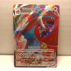Salamence VMAX - 144/189 - Pokemon Darkness Ablaze Sword Shield Rare Card NM - Image 1