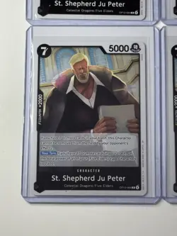 St. Shepard Ju Peter OP13-084 Carrying On His Will 4 Foil Card Play Set - Image 4