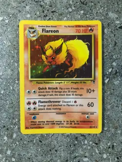 Pokemon TCG Cards Flareon 10/110 Legendary Collection Holo Rare LP-MP - Image 1