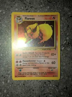 Pokemon TCG Cards Flareon 10/110 Legendary Collection Holo Rare LP-MP - Image 3