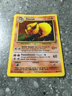 Pokemon TCG Cards Flareon 10/110 Legendary Collection Holo Rare LP-MP - Image 5