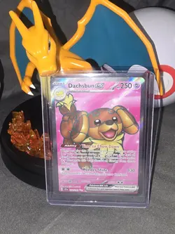 Dachsbun ex 160/142 Stellar Crown (SCR) NM Full Art Pokemon Card - Image 1