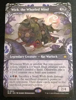 MTG Bloomburrow - Wick, The Whorled Mind - Showcase Rare - Image 1