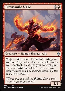 MTG - Firemantle Mage - Foil Battle for Zendikar - Image 1