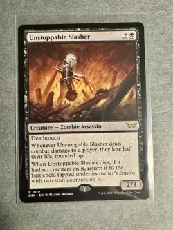 Unstoppable Slasher (0119) - Duskmourn House of Horror (DSK) NM MTG - Image 1