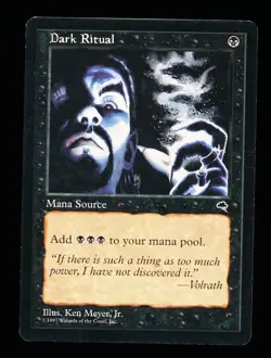 * * 1x Dark Ritual x1 * * Tempest MTG LP-MP Light to Moderate Play - Image 1