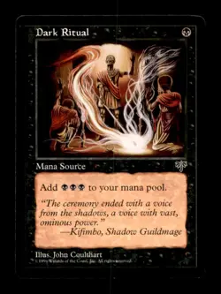 MTG Dark Ritual LP Light Play Mirage [4975] - Image 1