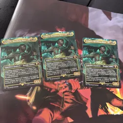 SET OF 3 -Aragorn, Hornburg Hero (Borderless) Commander: the Lord of the Rings - Image 1