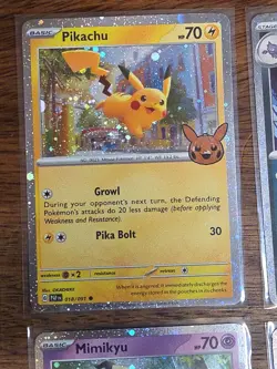 Gengar Pikachu Mimikyu Darkrai Pokemon Trick or Trade 2024 Galaxy Holo Lot 9 - Image 2