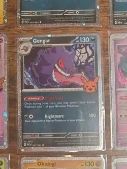 Gengar Pikachu Mimikyu Darkrai Pokemon Trick or Trade 2024 Galaxy Holo Lot 9 - Image 4