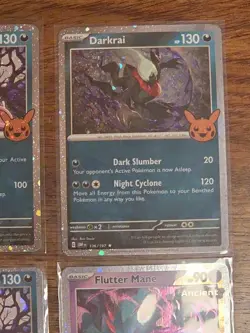 Gengar Pikachu Mimikyu Darkrai Pokemon Trick or Trade 2024 Galaxy Holo Lot 9 - Image 5