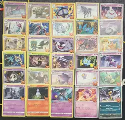 Lot of 78 2022-2024 Trick Or Trade Pokemon cards 12 Missing Read Description - Image 3