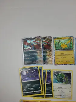 McDonalds Pokemon Lot Holo ROARING MOON PIKACHU Some 2023 Sealed Packs Rare - Image 2