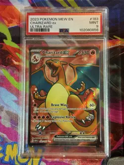 2023 POKEMON MEW EN-151 ULTRA RARE #183 CHARIZARD EX PSA 9 (2 Available) - Image 3