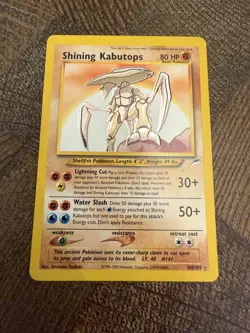 Shining Kabutops 108/105 Neo Destiny – WOTC Holo Secret Rare – Vintage Pokemon - Image 2