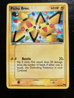 Pokemon Non-Holo Pichu Bros 16/17 Pop Series 3 Excellent to Near-Mint Condition - Image 1