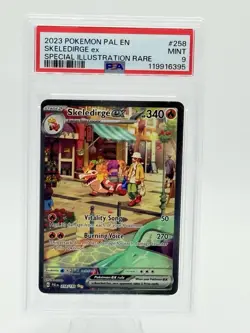 2023 Pokemon SV Paldea Evolved Skeledirge ex #258/193 PSA 9 - Image 1
