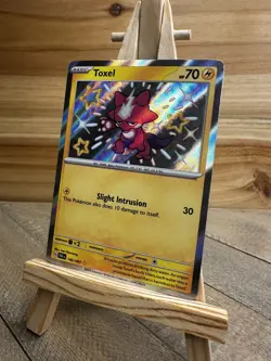 Pokemon SV: Paldean Fates Shiny Rare Toxel #140/091 Near Mint or Better - Image 1