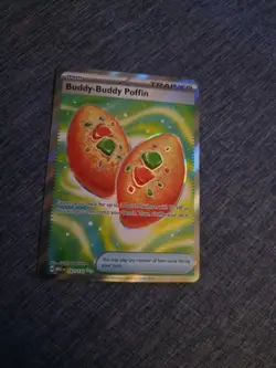 Pokemon TCG Buddy-Buddy Poffin Ultra Rare 167/132 Mint Condition Ships Fast - Image 1
