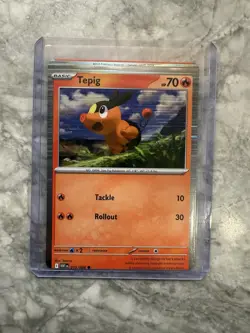 Pokemon Tepig PROMO MISCUT ERROR – White Flare/Black Bolt Poster Collection - Image 1