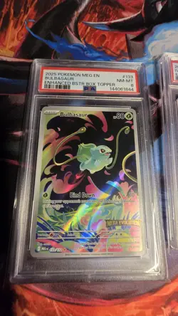 Pokemon PSA Lot of 2 Bulbasaur #133 PSA 8 NM-MT And Ivysaur #134 PSA 9 Mint - Image 3