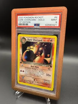 Dark Charizard - Holo - 1st Edition - PSA 9 - Team Rocket - 2000 - #4/82 Pokemon - Image 2
